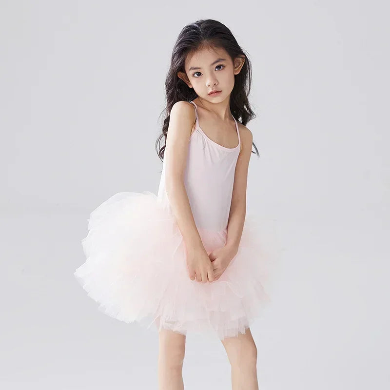 Baby Girl Princess Tutu Dress Long Sleeves Ballet Dress
