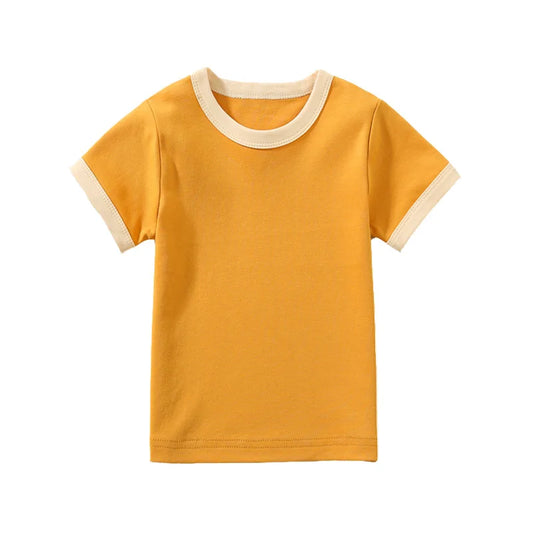 Alejandra Sleeve Color Matching Soft Comfy Tees Kids
