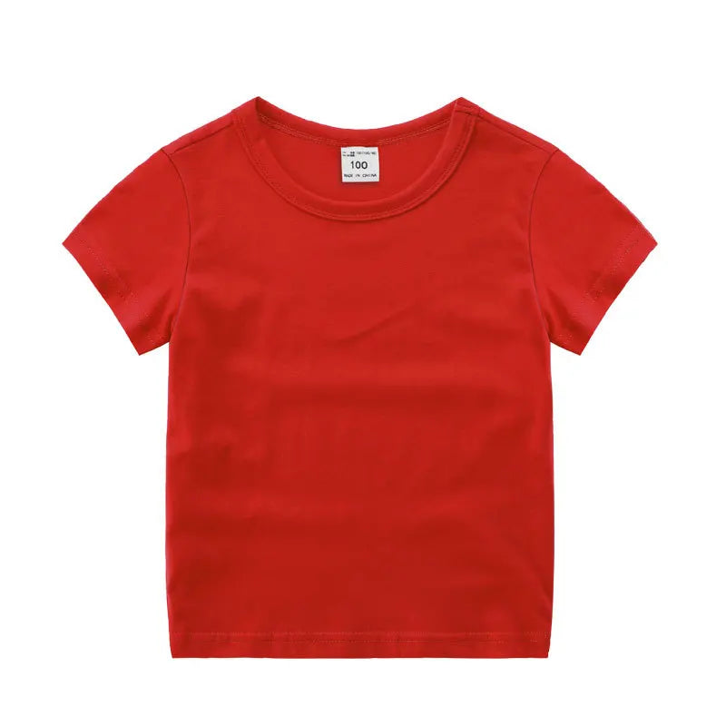 Abigail Summer Kids Sleeve T-Shirt Girls Cotton pure color - GuGuTon baby store - Baby Fashion - Toddlers Outfits - Babies Outfits - Toddler Clothes - Kids Clothing - Newborn Clothes - Newborn Wear - Kids Wear - Trending Clothes - Trending Outfits - Fall Fashion - Winter Fashion - Girls Clothes - Boys Clothes - Babies Wear - Kids Accessories - KidsWear - Summer Clothes - Summer Fashion - Summer Trend - Falls Sweaters - Tops - Bottom - Jeans - Blouse - Dresses - Newborn Dresses - Toys