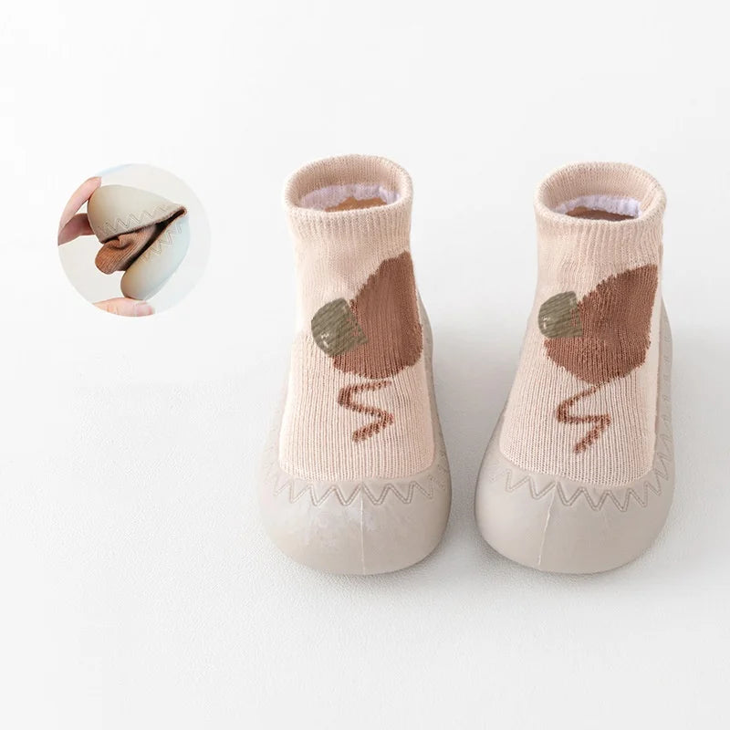 Theo Baby Shoes for Toddlers - Cartoon Soft Rubber Sole