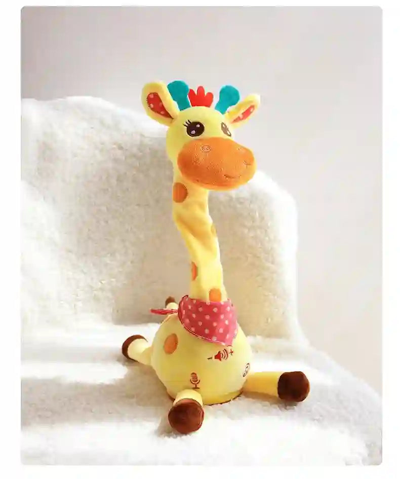 Dancing Talking Giraffe Toy with Songs and Adjustable Volume