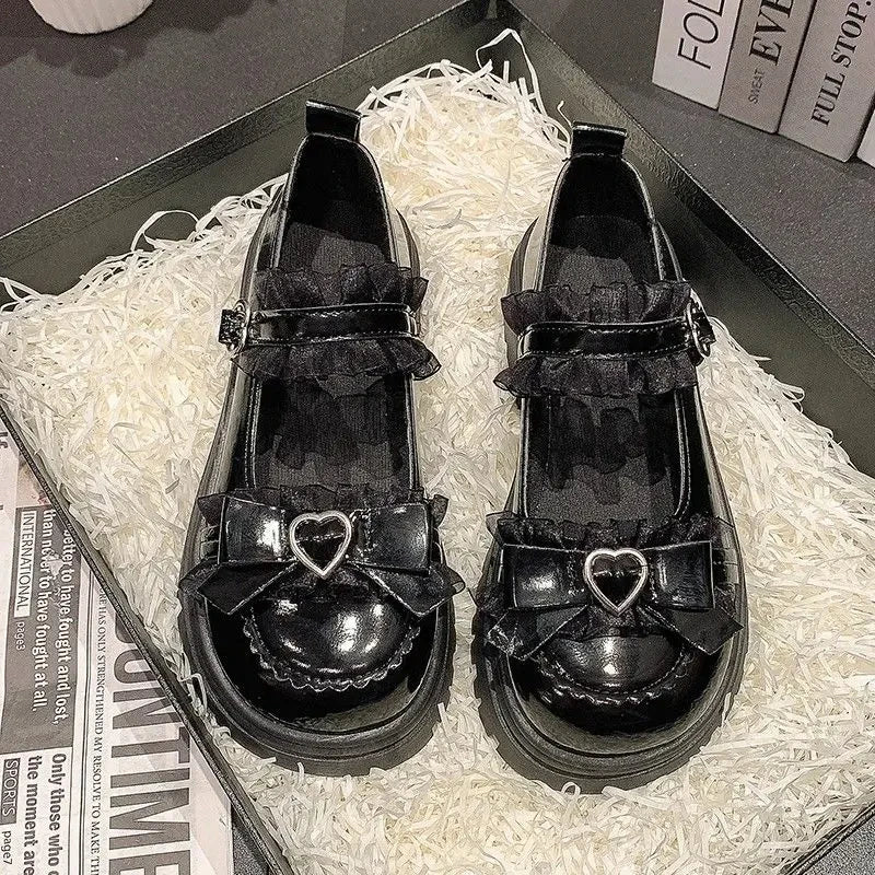 2025 Summer New School Girl JK Loafer Pumps Platform Shoes