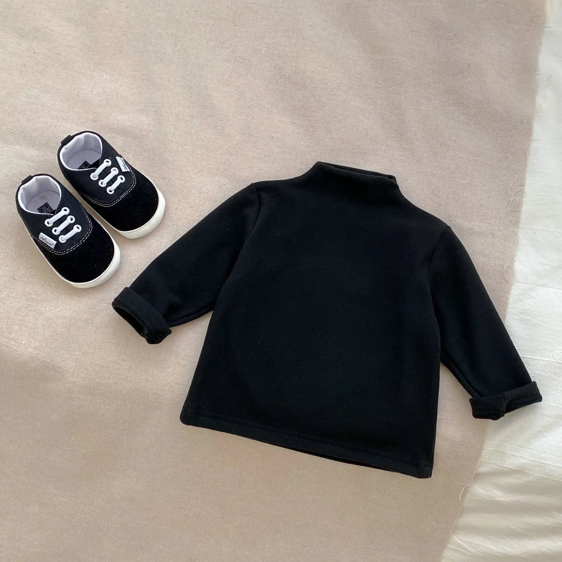 Justin Baby Half High Collar Ski Sweater - GuGuTon baby store - Baby Fashion - Toddlers Outfits - Babies Outfits - Toddler Clothes - Kids Clothing - Newborn Clothes - Newborn Wear - Kids Wear - Trending Clothes - Trending Outfits - Fall Fashion - Winter Fashion - Girls Clothes - Boys Clothes - Babies Wear - Kids Accessories - KidsWear - Summer Clothes - Summer Fashion - Summer Trend - Falls Sweaters - Tops - Bottom - Jeans - Blouse - Dresses - Newborn Dresses - Toys