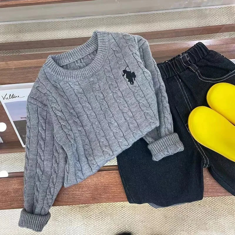 Gabriel Autumn/Winter Boys Long sleeved Sweaters - GuGuTon baby store - Baby Fashion - Toddlers Outfits - Babies Outfits - Toddler Clothes - Kids Clothing - Newborn Clothes - Newborn Wear - Kids Wear - Trending Clothes - Trending Outfits - Fall Fashion - Winter Fashion - Girls Clothes - Boys Clothes - Babies Wear - Kids Accessories - KidsWear - Summer Clothes - Summer Fashion - Summer Trend - Falls Sweaters - Tops - Bottom - Jeans - Blouse - Dresses - Newborn Dresses - Toys