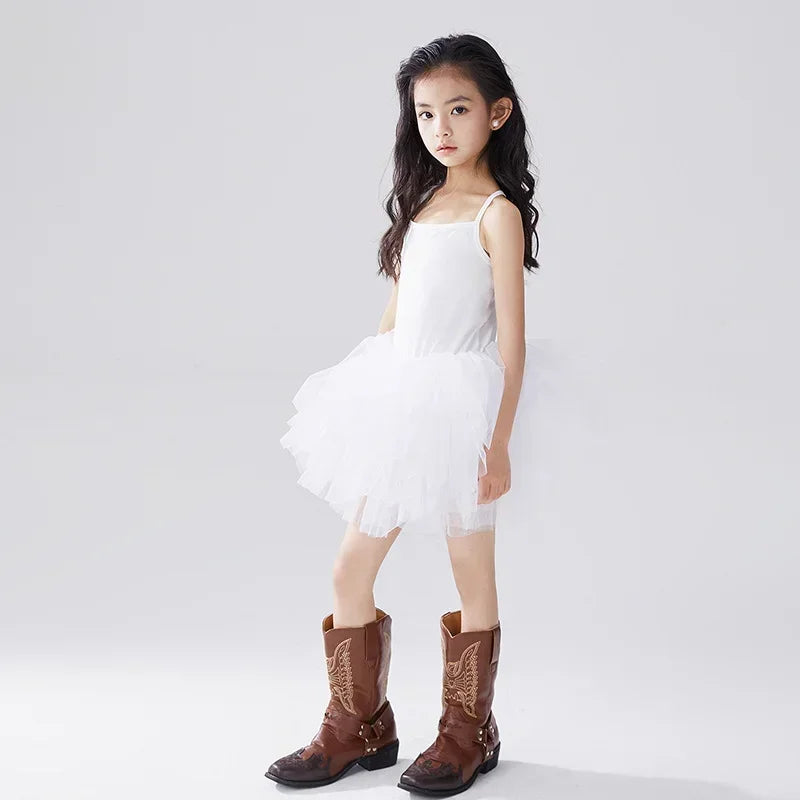 Baby Girl Princess Tutu Dress Long Sleeves Ballet Dress