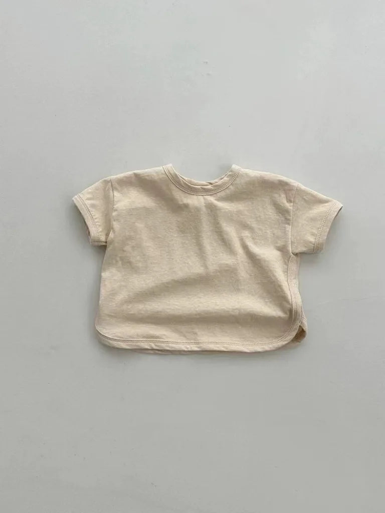 Mateo Infant Cotton Short Sleeve Tees - GuGuTon baby store - Baby Fashion - Toddlers Outfits - Babies Outfits - Toddler Clothes - Kids Clothing - Newborn Clothes - Newborn Wear - Kids Wear - Trending Clothes - Trending Outfits - Fall Fashion - Winter Fashion - Girls Clothes - Boys Clothes - Babies Wear - Kids Accessories - KidsWear - Summer Clothes - Summer Fashion - Summer Trend - Falls Sweaters - Tops - Bottom - Jeans - Blouse - Dresses - Newborn Dresses - Toys
