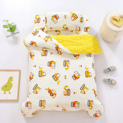 3Pcs Cotton Crib Bed Linen Kit Cartoon Baby Bedding Set - GuGuTon baby store - Baby Fashion - Toddlers Outfits - Babies Outfits - Toddler Clothes - Kids Clothing - Newborn Clothes - Newborn Wear - Kids Wear - Trending Clothes - Trending Outfits - Fall Fashion - Winter Fashion - Girls Clothes - Boys Clothes - Babies Wear - Kids Accessories - KidsWear - Summer Clothes - Summer Fashion - Summer Trend - Falls Sweaters - Tops - Bottom - Jeans - Blouse - Dresses - Newborn Dresses - Toys