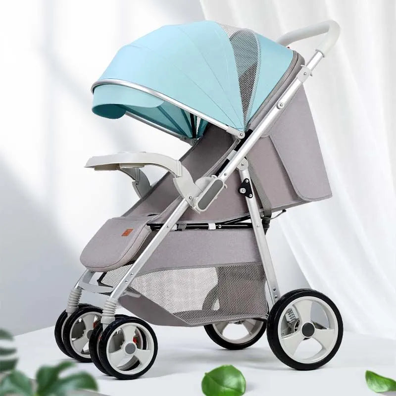 High View Baby Stroller Can Lie Ultra-Light and Portable Folding