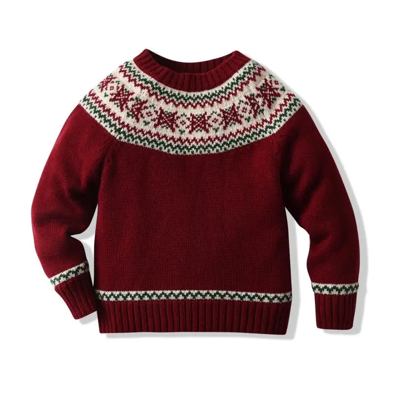 Israel Boys Christmas New Year Sweater