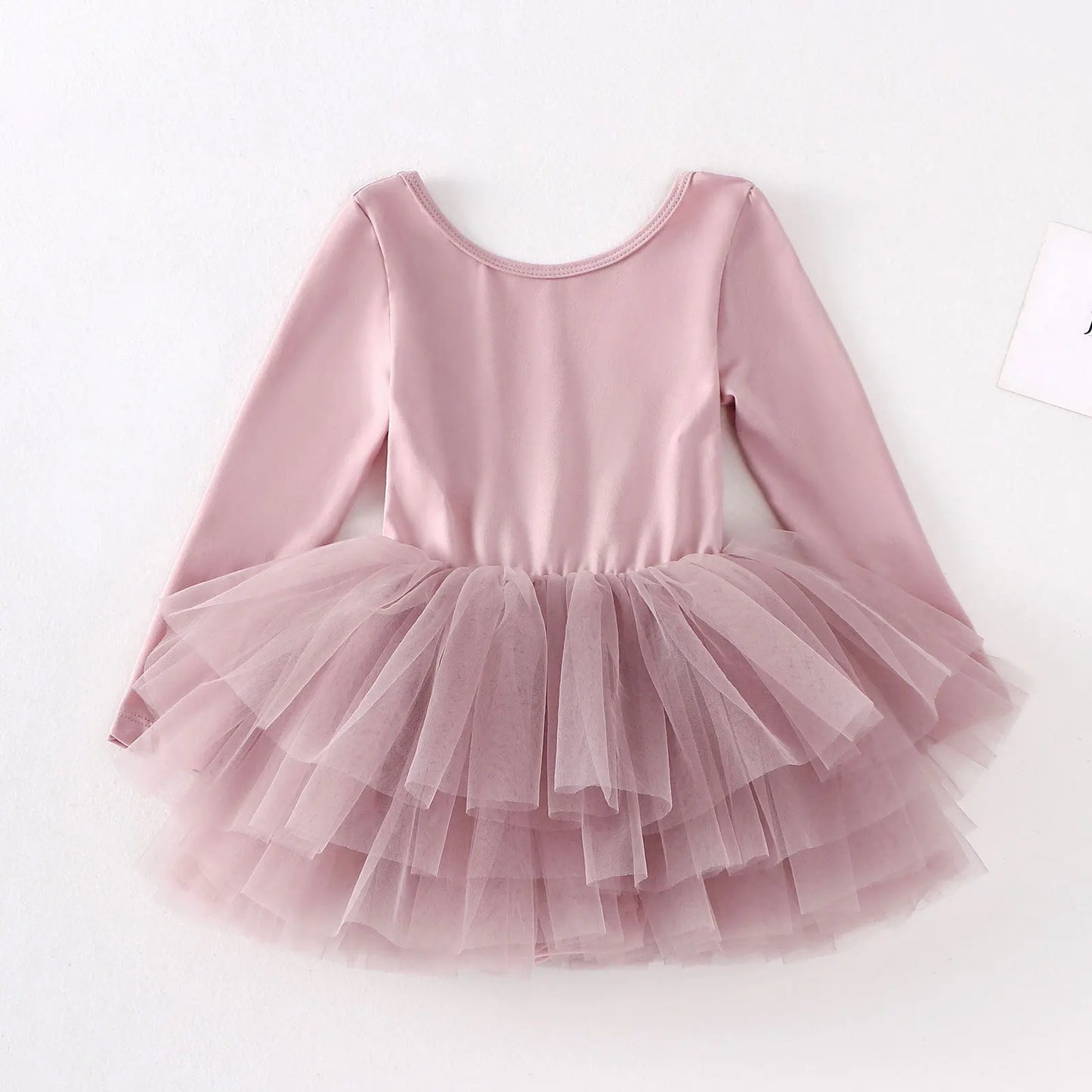 Baby Girl Princess Tutu Dress Long Sleeves Ballet Dress