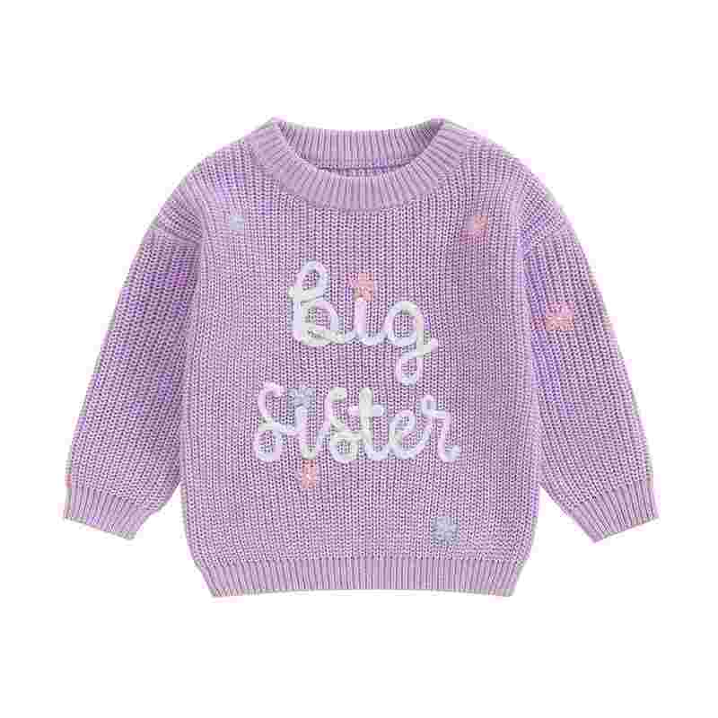 Cambria Girls Big Sister Sweater - Toddler Knit Pullover