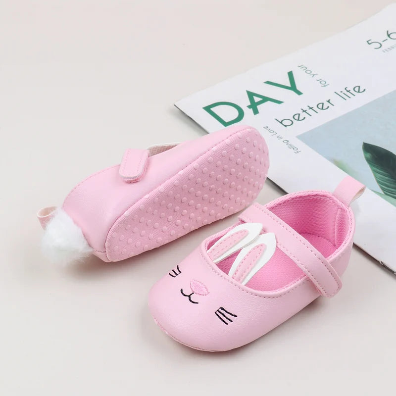Cute Cartoon Style Baby Girl Shoes Spring and Autumn High Quality Butterfly Bowknot Cotton Sole Comfortable Prewalker BHX4031