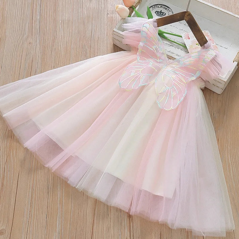 Eva Baby Girls Fly Sleeve Dress for 1 to 5 Years
