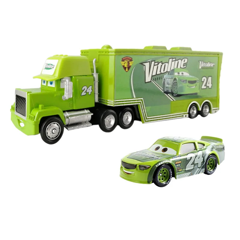 Cars 2 Mack Truck Pixar racing car Lightning McQueen Jackson Storm mini Car