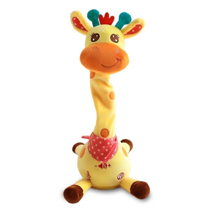 Dancing Talking Giraffe Toy with Songs and Adjustable Volume