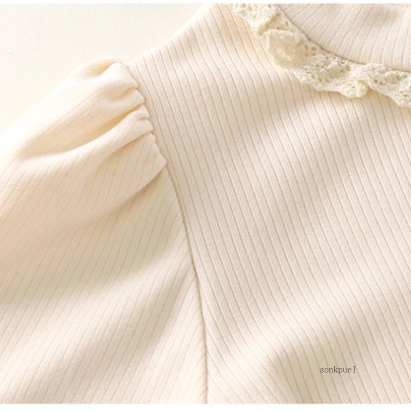 Lourdes Long Sleeve Lace Underneath Top