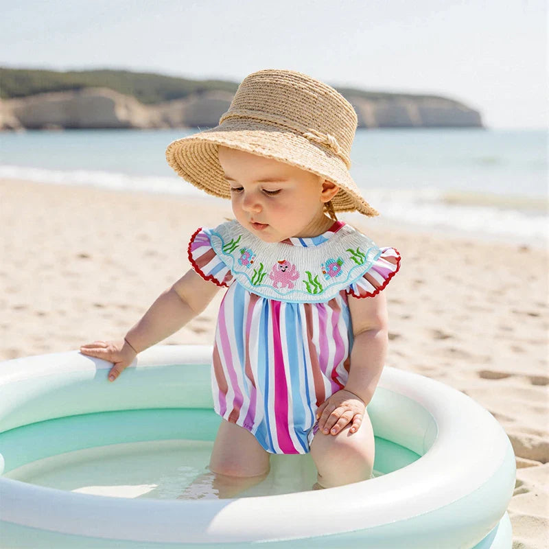 Stripe Summer Day Romper
