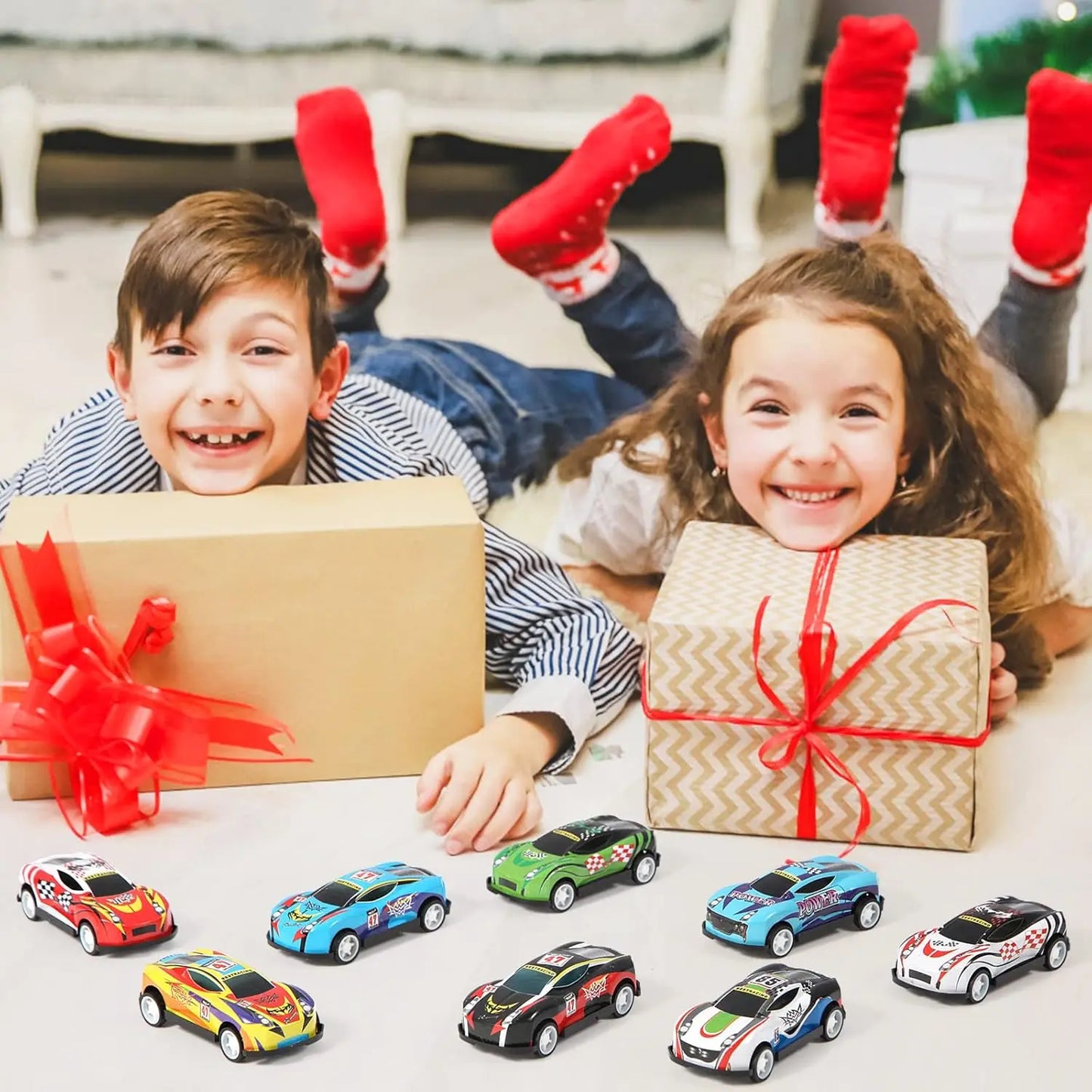 Mini Pull Back Cars for Kids - 30 Toy Cars Set