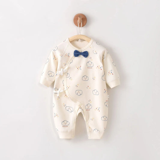 Newborn Bow-Tie Jumpsuit
