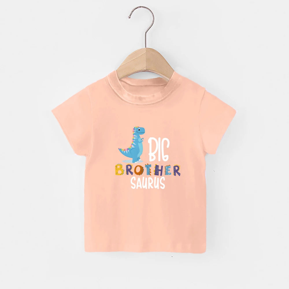 Saul Big Brother Little Brother Dinosaur Tees - GuGuTon baby store - Baby Fashion - Toddlers Outfits - Babies Outfits - Toddler Clothes - Kids Clothing - Newborn Clothes - Newborn Wear - Kids Wear - Trending Clothes - Trending Outfits - Fall Fashion - Winter Fashion - Girls Clothes - Boys Clothes - Babies Wear - Kids Accessories - KidsWear - Summer Clothes - Summer Fashion - Summer Trend - Falls Sweaters - Tops - Bottom - Jeans - Blouse - Dresses - Newborn Dresses - Toys