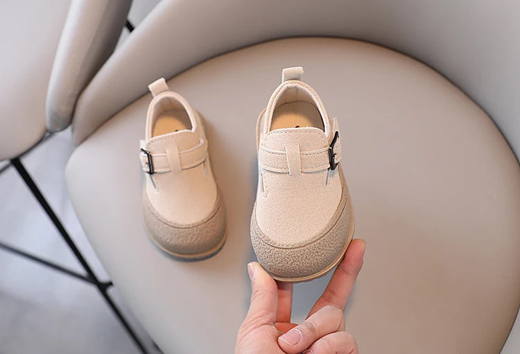 Boys' Boken Shoes Soft Soled Children's Shoes 2025 New Arrivals  0-1 years old Children's Sports Shoes Fashion Retro Bean Shoes