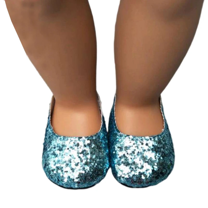 Baby Doll Shoes for 43cm Doll Shoes for 18 Inch Girl Doll Princess Shoes Toy  Accessories