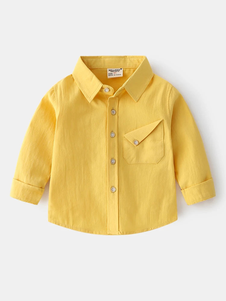Marlon Fashion Candy-Colored Shirt - GuGuTon baby store - Baby Fashion - Toddlers Outfits - Babies Outfits - Toddler Clothes - Kids Clothing - Newborn Clothes - Newborn Wear - Kids Wear - Trending Clothes - Trending Outfits - Fall Fashion - Winter Fashion - Girls Clothes - Boys Clothes - Babies Wear - Kids Accessories - KidsWear - Summer Clothes - Summer Fashion - Summer Trend - Falls Sweaters - Tops - Bottom - Jeans - Blouse - Dresses - Newborn Dresses - Toys