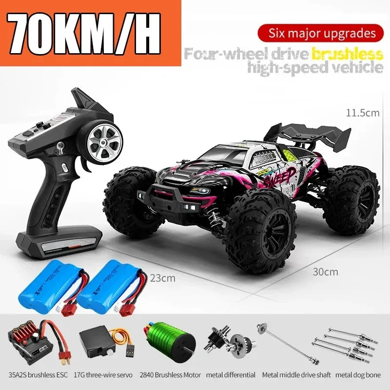 Rc Cars Off Road 4x4 16101PRO/16102PRO Brushless 2.4G Remote Control Car 4WD 1/16 High Speed Rc Truck Drift Rc Car Toys for Boys