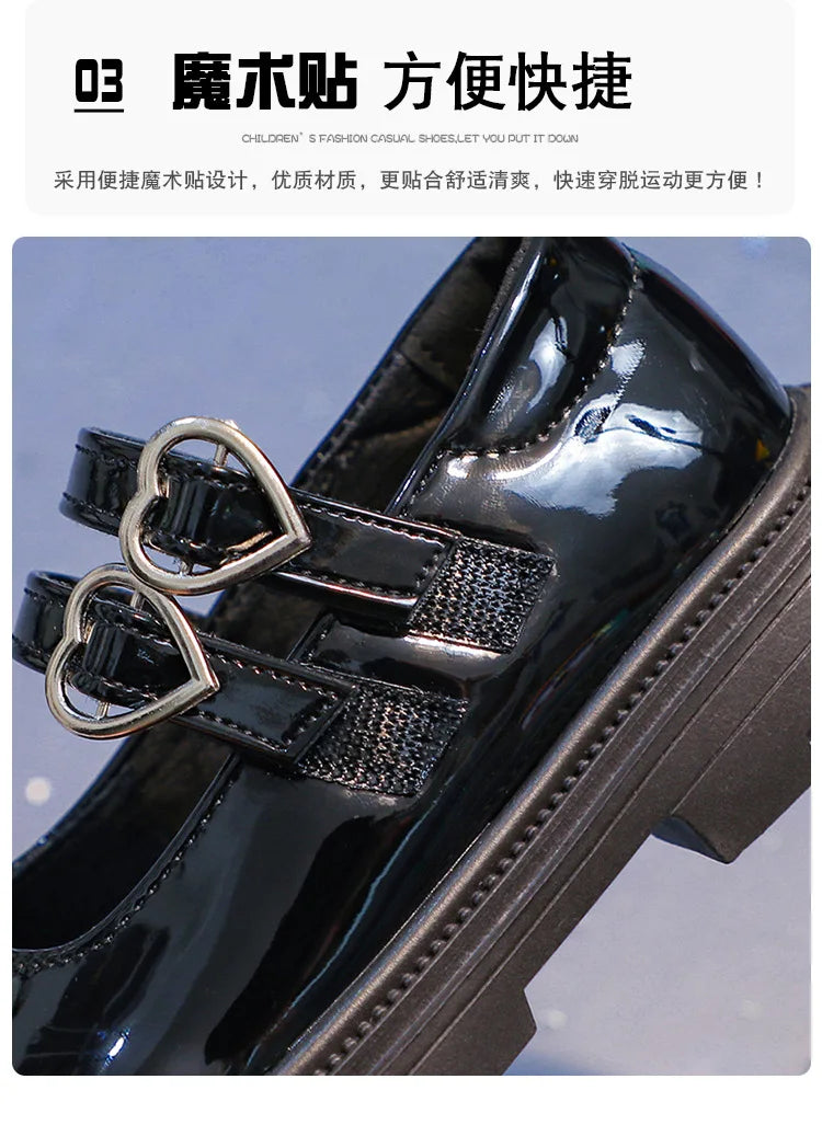 Fashion Girls Shoe 2025 Winter New Girls Soft Soled Loafers Retro Flat Versatile Girl Board Shoe