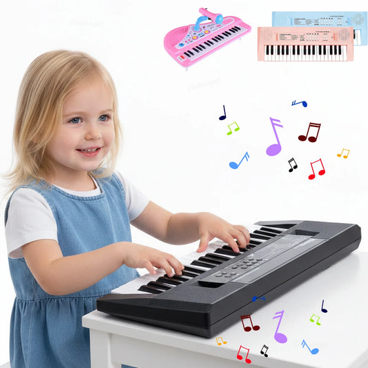 37 Keys Kids Electronic Piano Organ keyboard with Microphone Education Toys