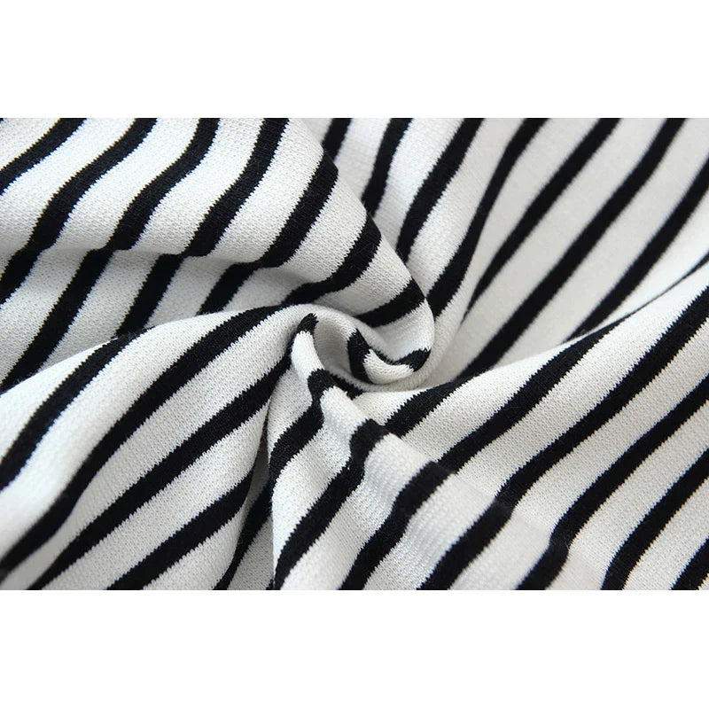 Striped Teddy Bear Overalls