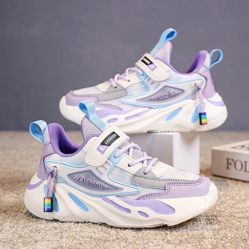 Breathable Mesh Running Sneakers Ages 4-12