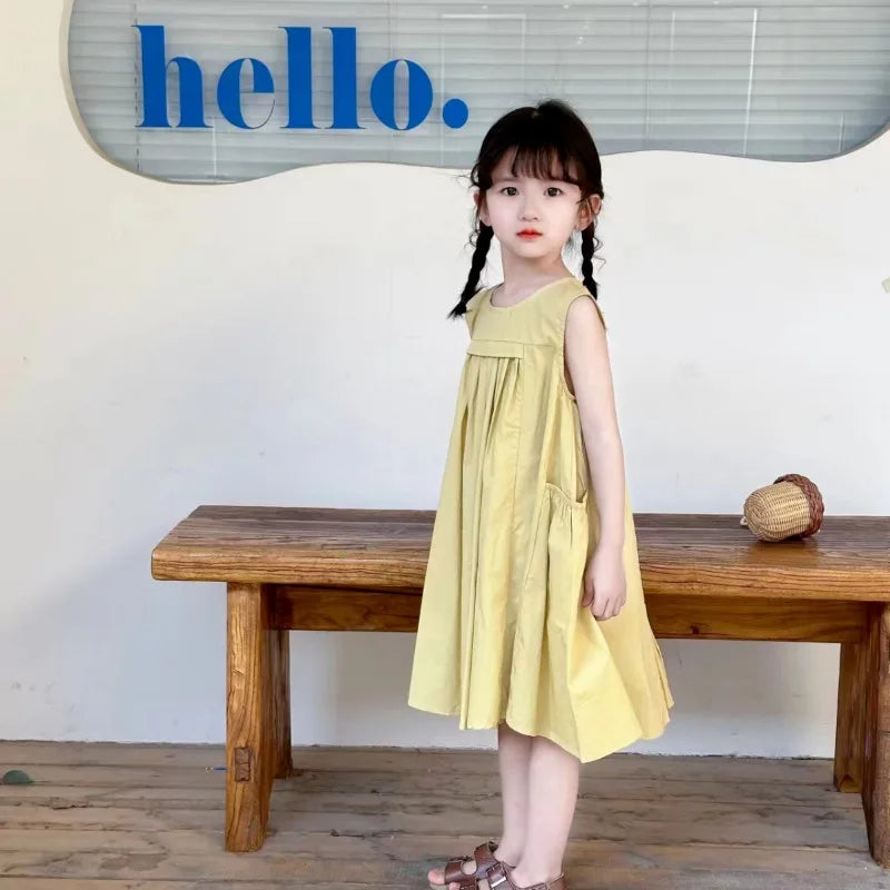 Girls Party Dresses Spring New Childrens Fashionable Long-sleeved Princess Dress Autumn Girl Casual Dresses 2 4 5 7 10 Years Old