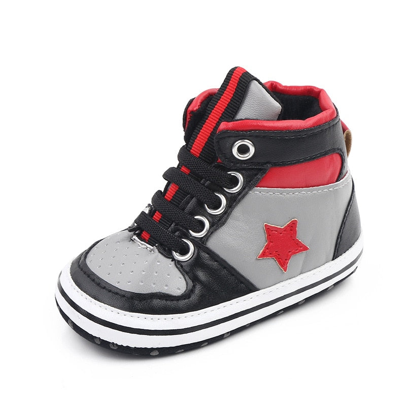 Baby Pu Leather Baby Boys Shoes Newborn Sports - GuGuTon