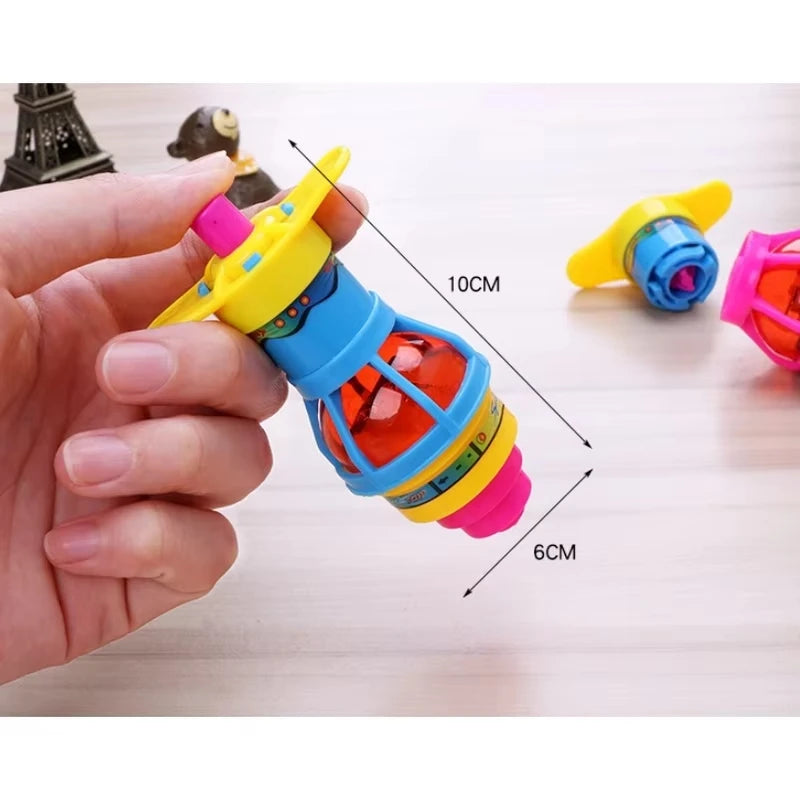 Light Up LED Toys Flashing Spinning Tops With Gyroscope Novelty Bulk Toys Sensory Toys