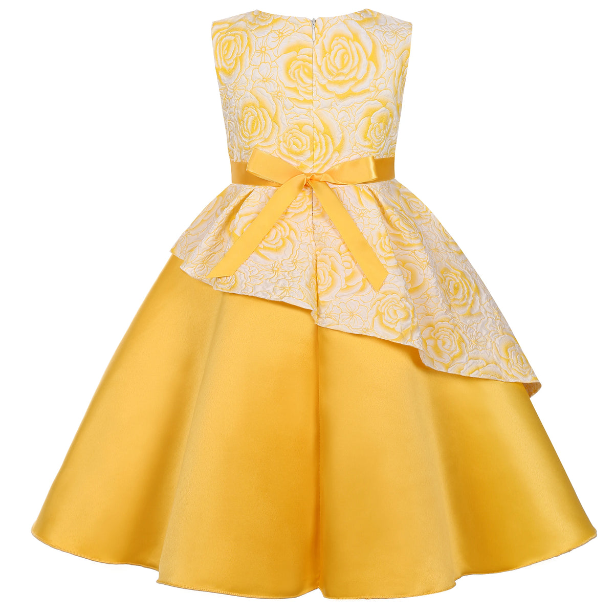 Girl's Party Dress - Elegant Flower Princess Style Dance Dress - Birthday Party Dress, Wedding Dress, Flower Girl Dress