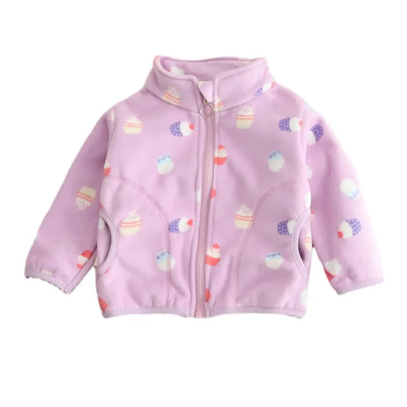 Dualipa Winter Fashion Baby girl Jacket Casual Cute