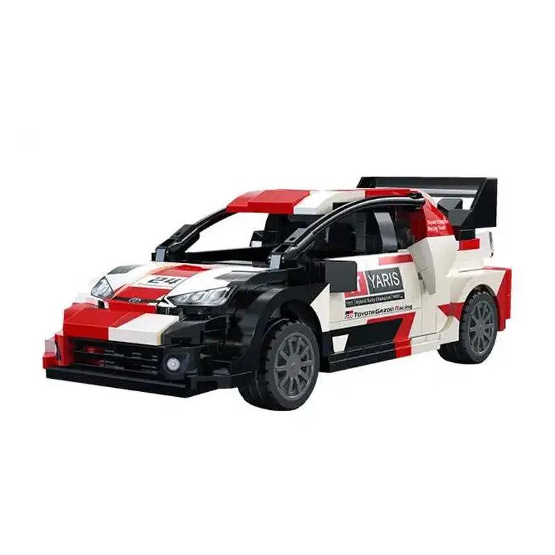 1:24 GR Yaris Rally1 Race Sport Car Building Blocks Champion Supercar Vehicle Brick Model Kit Adults DIY Gifts 324PCS