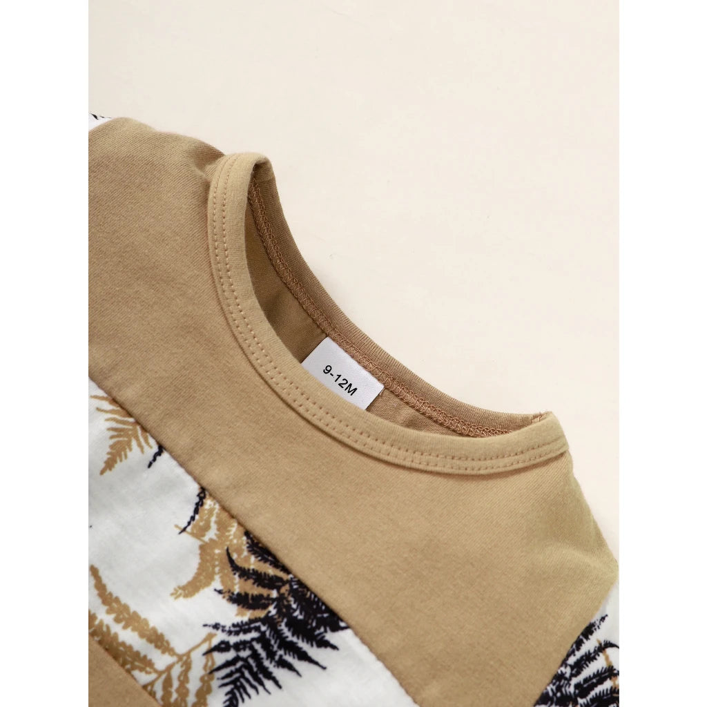 Boys Summer Clothes Set for Daily Casual Wear