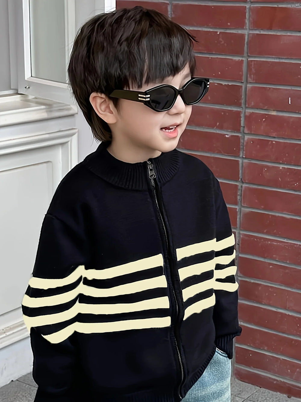 Ayden Cardigan Knitwear Children's Fashionable Zipper Knitwear