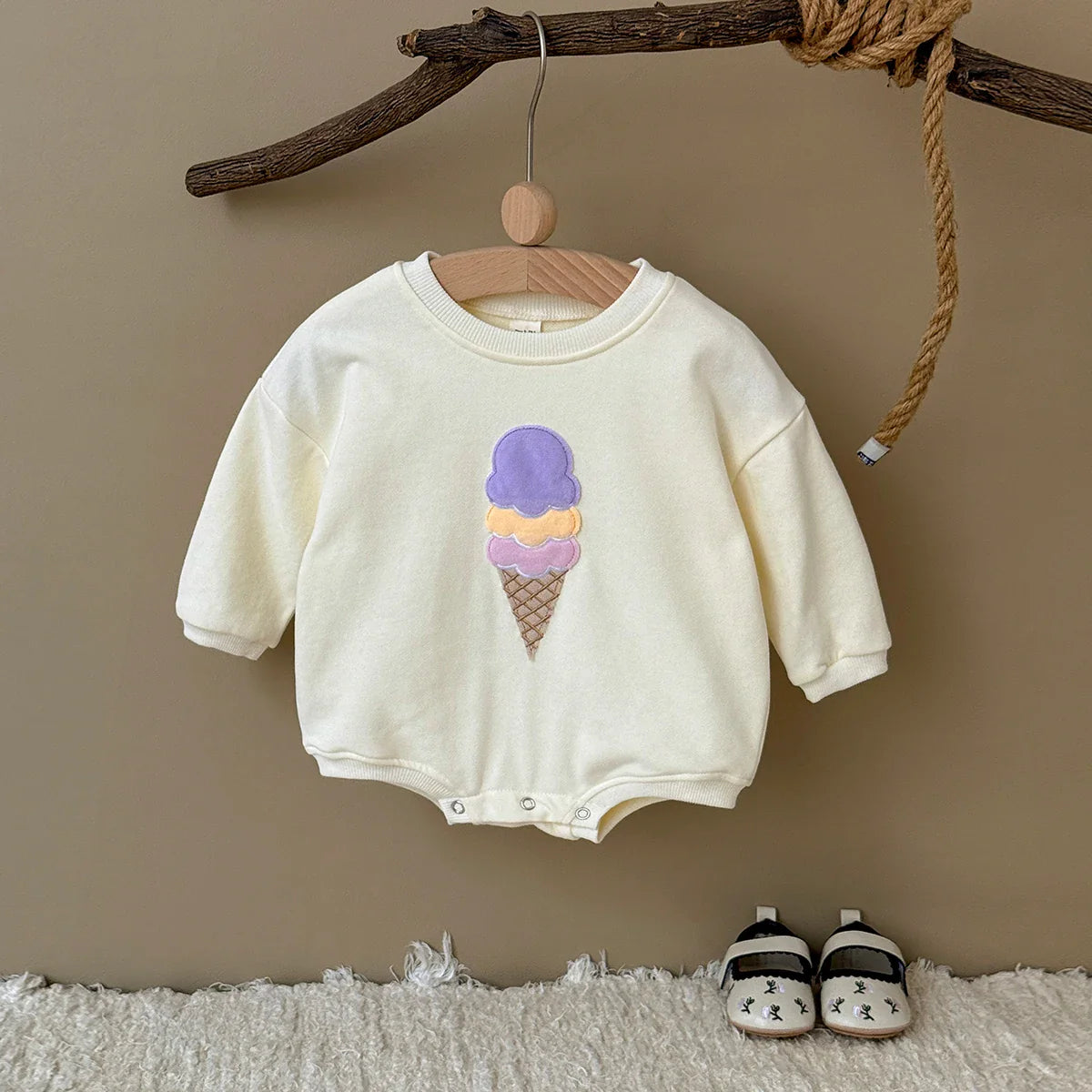 Esterla Ice Cream Cone Bodysuit