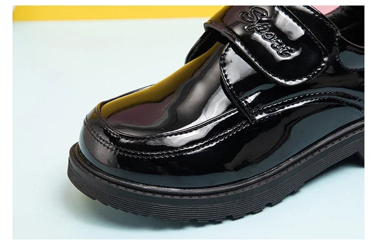 Boys Leather Shoes Spring Autumn Fashion Kids Soft Sole Shoes School Student Performance Flats