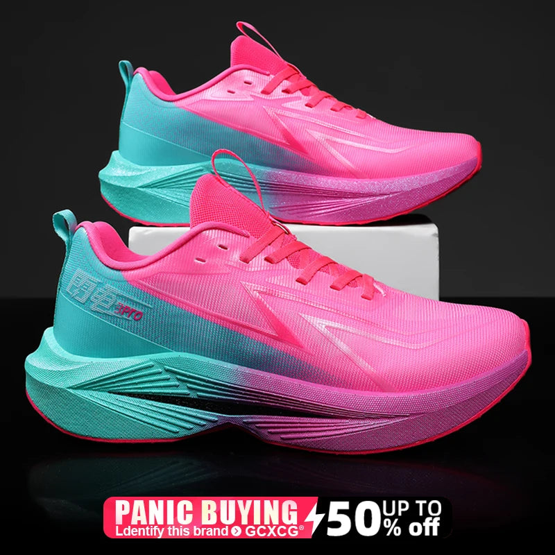 Running Shoes Carbon Board Speciality Marathon  Women's Athletic Sneakers