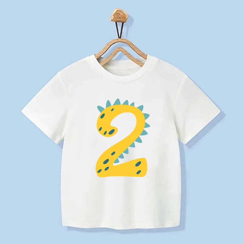 Juan Number 1-9 Boys Dinosaur Birthday Tees - GuGuTon baby store - Baby Fashion - Toddlers Outfits - Babies Outfits - Toddler Clothes - Kids Clothing - Newborn Clothes - Newborn Wear - Kids Wear - Trending Clothes - Trending Outfits - Fall Fashion - Winter Fashion - Girls Clothes - Boys Clothes - Babies Wear - Kids Accessories - KidsWear - Summer Clothes - Summer Fashion - Summer Trend - Falls Sweaters - Tops - Bottom - Jeans - Blouse - Dresses - Newborn Dresses - Toys