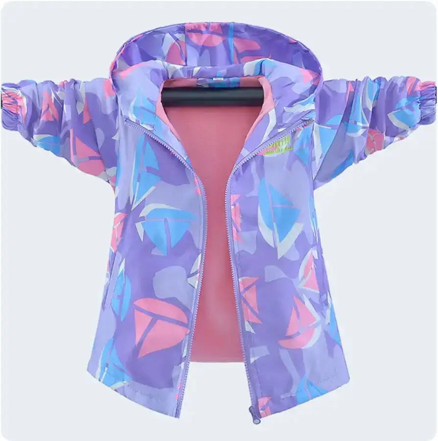 Kirsys Polar Fleece Outdoor Jacket Thickened Hooded Windbreaker