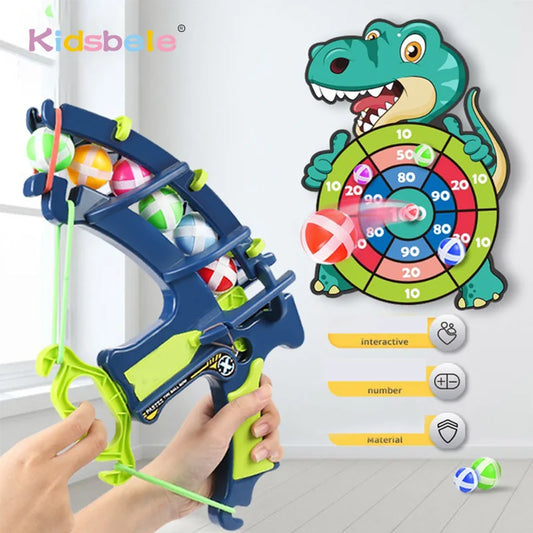 Dinosaur Sticky Ball Bow Target Dartboard Elephant Educational Toy