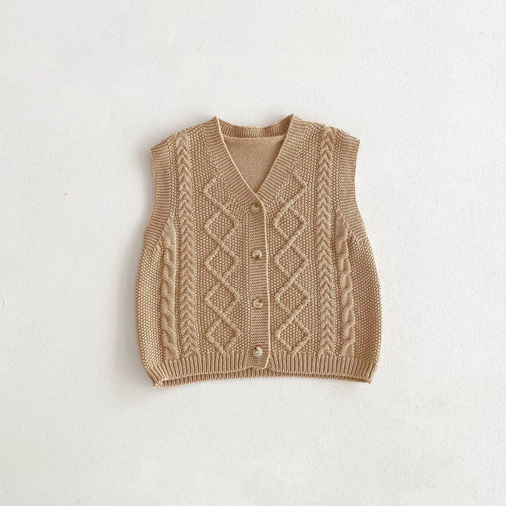 Daniel Knitted Vest Boys Solid Sleeveless Sweater - GuGuTon baby store - Baby Fashion - Toddlers Outfits - Babies Outfits - Toddler Clothes - Kids Clothing - Newborn Clothes - Newborn Wear - Kids Wear - Trending Clothes - Trending Outfits - Fall Fashion - Winter Fashion - Girls Clothes - Boys Clothes - Babies Wear - Kids Accessories - KidsWear - Summer Clothes - Summer Fashion - Summer Trend - Falls Sweaters - Tops - Bottom - Jeans - Blouse - Dresses - Newborn Dresses - Toys