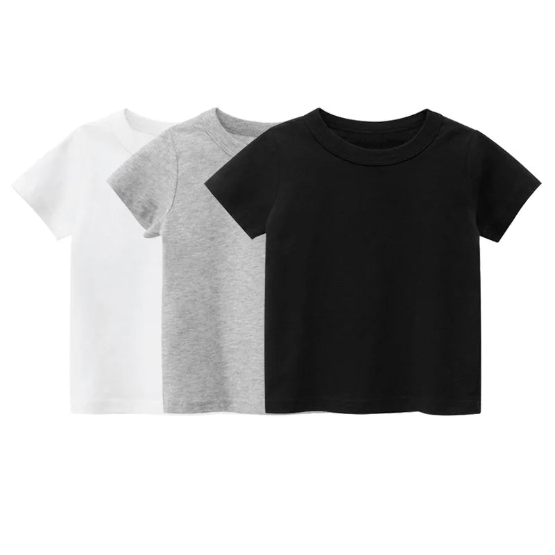 Sandy Cotton Boys Short Sleeve Tops Tees