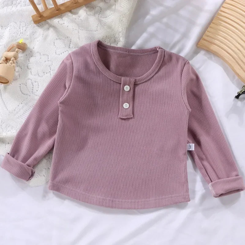 Diana Round Neck Base Long Sleeve Tops