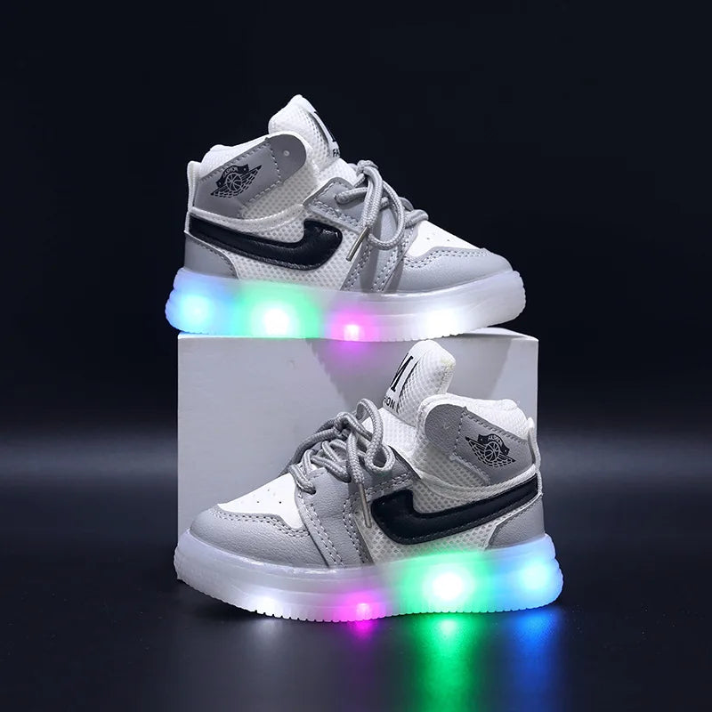 Junior Children Luminous Shoes for Toddlers with LED Lights